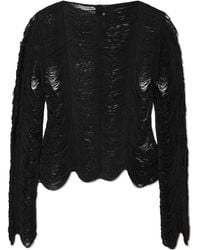 Tom Ford - Open-Knit Blouse - Lyst