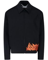 Off-White c/o Virgil Abloh - Zip-Up Long-Sleeved Jacket - Lyst
