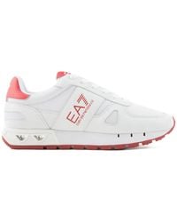 EA7 - Round Toe Sneakers - Lyst