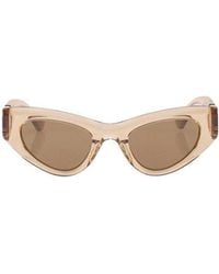 Bottega Veneta - Eyewear Cat-Eye Frame Sunglasses - Lyst