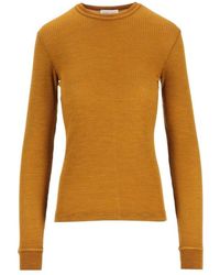 forte_forte - Ribbed Lightweight Knitted Sweater - Lyst