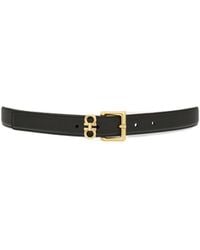 Ferragamo - Ferragamo Double Gancini Fixed Belt - Lyst