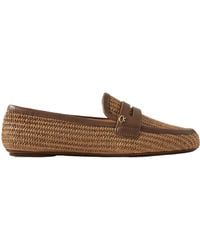 Gianvito Rossi - Giorgia Round-Toe Loafers - Lyst