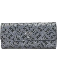 Pinko - Logo Plaque Embellished Clutch Bag - Lyst