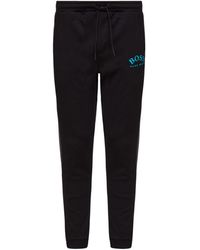 BOSS - Logo Drawstring Sweatpants - Lyst