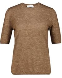 Gabriela Hearst - Chryse Knit T-Shirt - Lyst