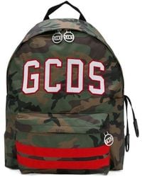 Gcds - Army Camouflage Nylon Zipper Backpack - Lyst