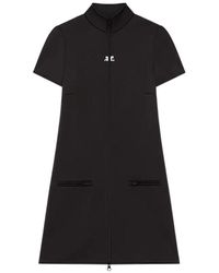 Courreges - Courrges Interlock Tracksuit Mini Dress - Lyst