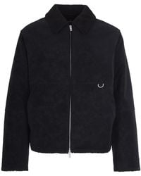 Represent - Giubbino Shearling Nero - Lyst
