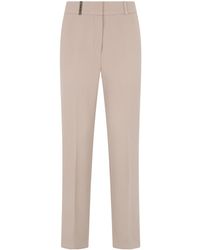 Peserico - Straight-Leg Pants - Lyst