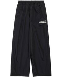 Balenciaga - Cotton-Blend Logo Sweatpants - Lyst