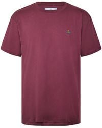 Vivienne Westwood - Minimalist Crewneck Shortsleeve Top - Lyst