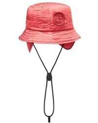 Stone Island - Compass-Motif Bucket Hat - Lyst