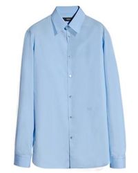 Gucci - Piece Dyed Cotton Poplin Shirt - Lyst