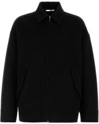 Valentino - Zip-Up Long-Sleeved Jacket - Lyst