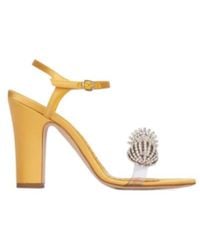 Manolo Blahnik - Ostria Embellished High Heel Sandals - Lyst