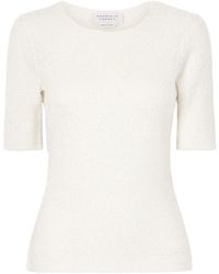Gabriela Hearst - Valentia Knitted Silk T-Shirt - Lyst