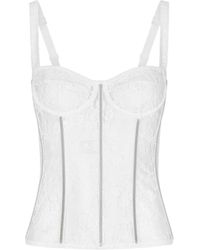 Dolce & Gabbana - Lace Lingerie Bustier - Lyst