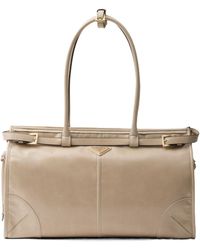 Prada - Triangle-Logo Drawstring Shoulder Bag - Lyst
