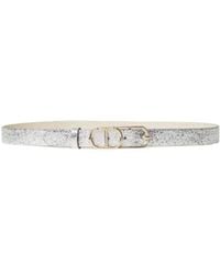 Twinset - Cracked-Effect Leather Belt - Lyst