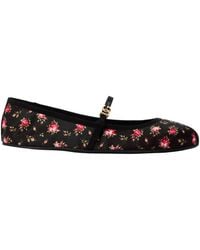 Dolce & Gabbana - Light And Wrinkled Flat Shoes - Lyst