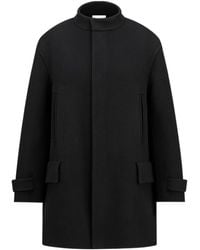 Dior - Christian Scarf Collar Long-Sleeved Coat - Lyst