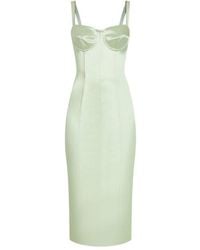 Dolce & Gabbana - Sleeveless Midi Dress - Lyst