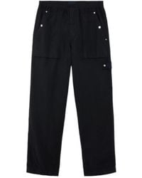 Stone Island - Loose-Fit Fatigue Trousers With Archive-Inspired Patch - Lyst