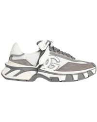 Dolce & Gabbana - Airmaster Dg Logo Patch Sneakers - Lyst