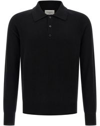 Saint Laurent - Wool Polo Shirt - Lyst