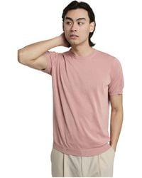Drumohr - Short-Sleeves Fine-Knit Jumper - Lyst