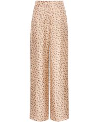 Max Mara - Patterned Casual Pants - Lyst
