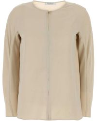 Max Mara - Mxpmitico Long-Sleeved Blouse - Lyst