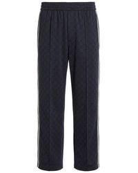 Gucci - Gg Jacquard Straight-Leg Pants - Lyst