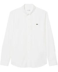 Lacoste - Button-Down Regular Fit Shirt - Lyst