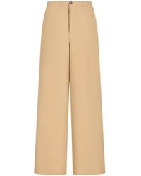 Jil Sander - Wide Leg Pants - Lyst