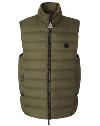 Moncler - Zip-Up Padded Down Gilet - Lyst