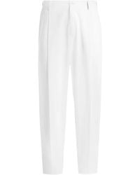 Dolce & Gabbana - Pleated Gabardine Pants - Lyst