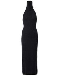 Magda Butrym - Halterneck Mohair-Blend Maxi Dress - Lyst