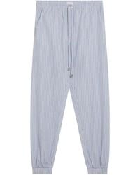 The Attico - Drawstring Striped Trousers - Lyst