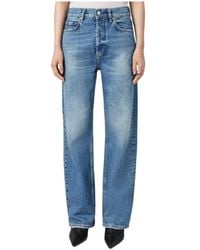 AllSaints - Brooklyn Straight Leg Jeans - Lyst