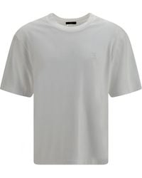 Herno - Logo-Embroidered Cotton T-Shirt - Lyst