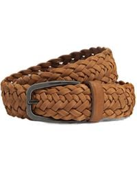 ZEGNA - Braided Leather Belt - Lyst