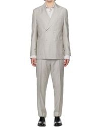 BOSS - Boss Pinstripe Double-Breasted Suit - Lyst