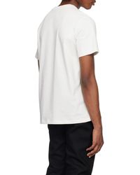 A.P.C. - Logo Embroidered Crewneck T-Shirt - Lyst