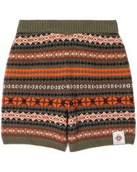 Bally - Jacquard-Knit Wool Shorts - Lyst