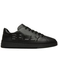 Bally - Round Toe Lace-Up Sneakers - Lyst