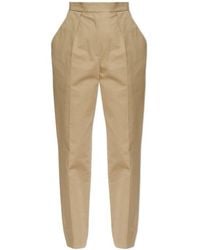Balmain - Pleated High-Waist Pants - Lyst