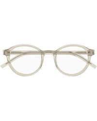 Saint Laurent - Eyewear Round Frame Glasses - Lyst