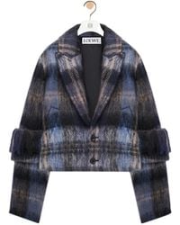 Loewe - Mohair And Wool-Blend Jacket - Lyst